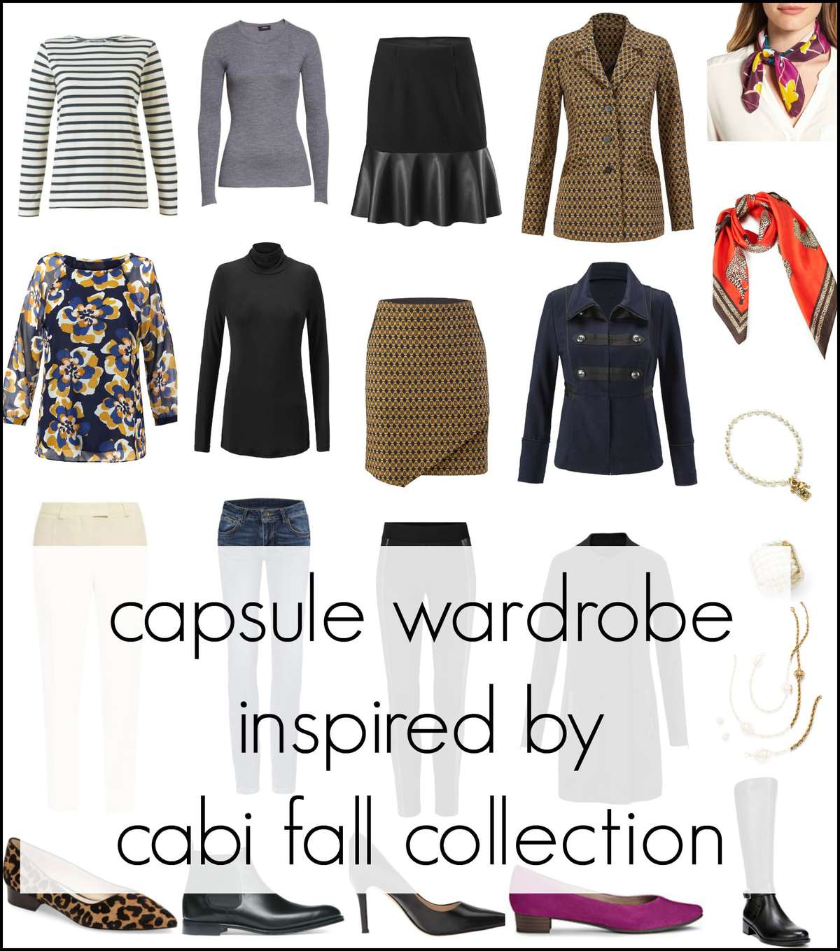 Fall Capsule Wardrobe Inspired by cabi