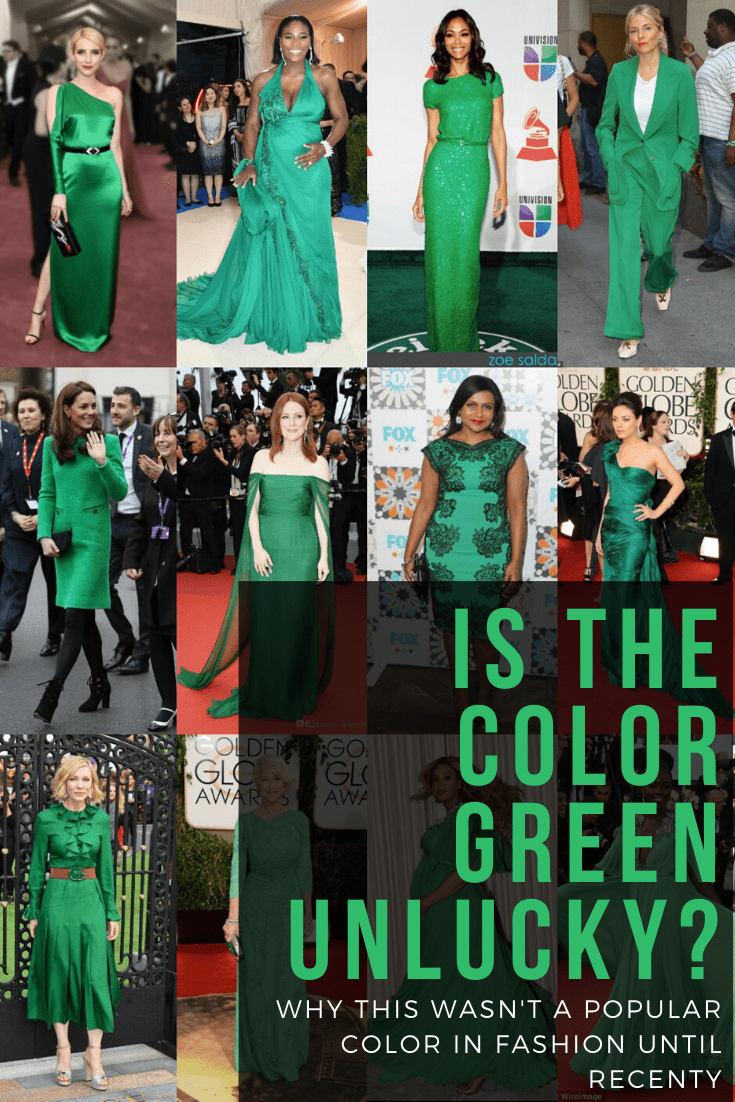 Superstition and The Color Green in Fashion