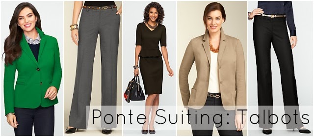 ponte suiting talbots